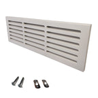 Svalzke 24 x 6" Cold Air Return | Install Kit | 3/4 x 26 x 8" Grill for Floor Level