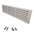 Svalzke 30 x 6" Cold Air Return | Install Kit | 3/4 x 32 x 8" Grill for Floor Level