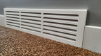Svalzke 30 x 6" Cold Air Returns | Case Pack of 10 Vents | 3/4 x 32 x 8" Grills for Floor Level