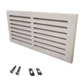 Svalzke 20 x 8" Cold Air Return | Install Kit | 3/4 x 22 x 10" Grill for Mid Wall