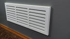 Svalzke 24 x 8" Cold Air Returns | Case Pack of 10 Vents | 3/4 x 26 x 10" Grills for Mid Wall
