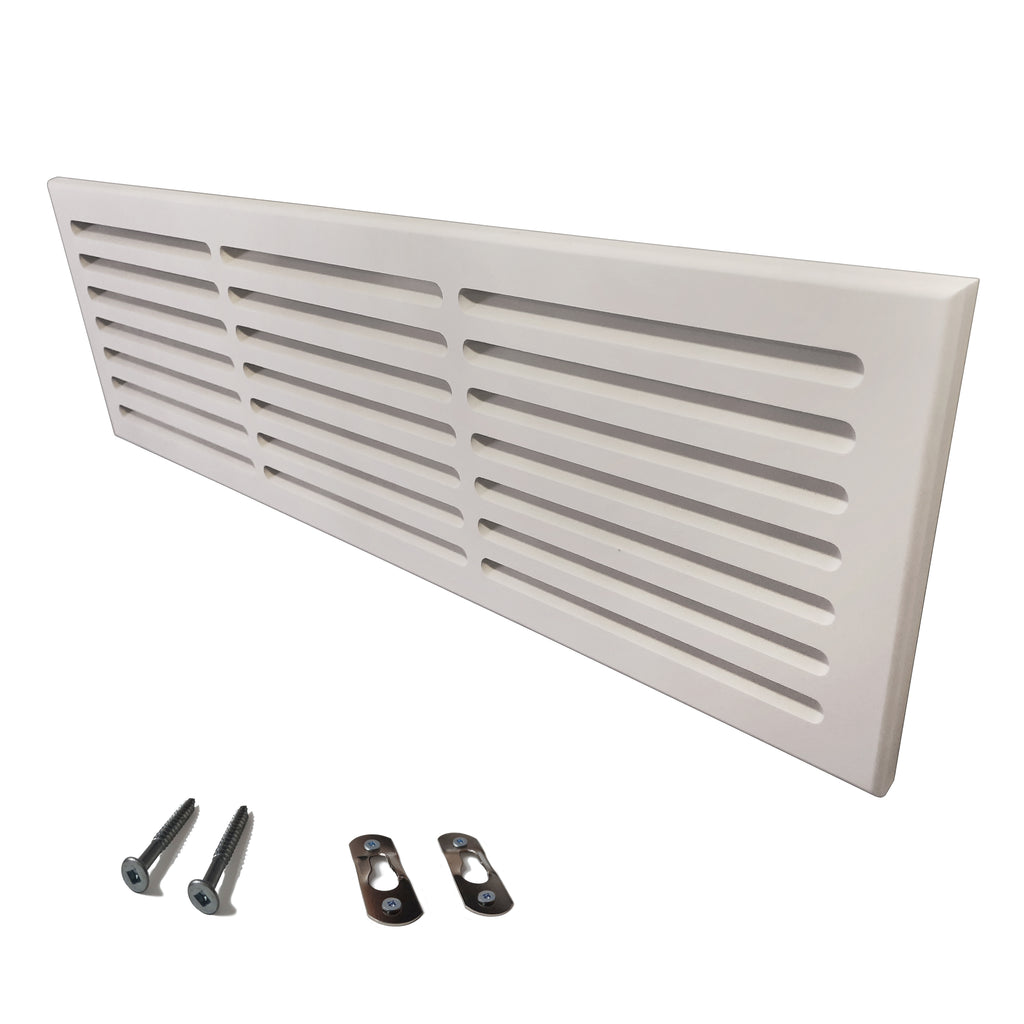 Svalzke 30 x 8" Cold Air Return | Install Kit |  3/4 x 32 x 10" Grill for Mid Wall